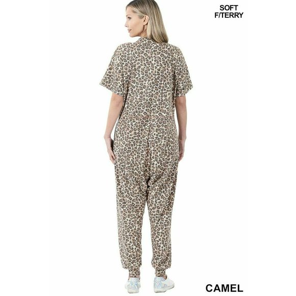Zenana SUPER SOFT french terry Comfy playsuit jogger‎ - Picture 3 of 3